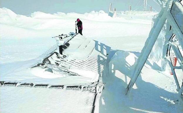Estación esquí La Covatilla, el punto más frío España con -6,6ºC