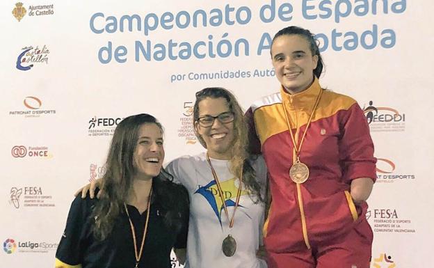 La salmantina Carla Santos, bronce en los 50 mariposa del Nacional