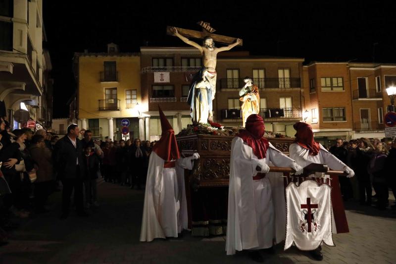 Procesión de la Cofradía del Santo Cristo de la Buena Muerte en Peñafiel