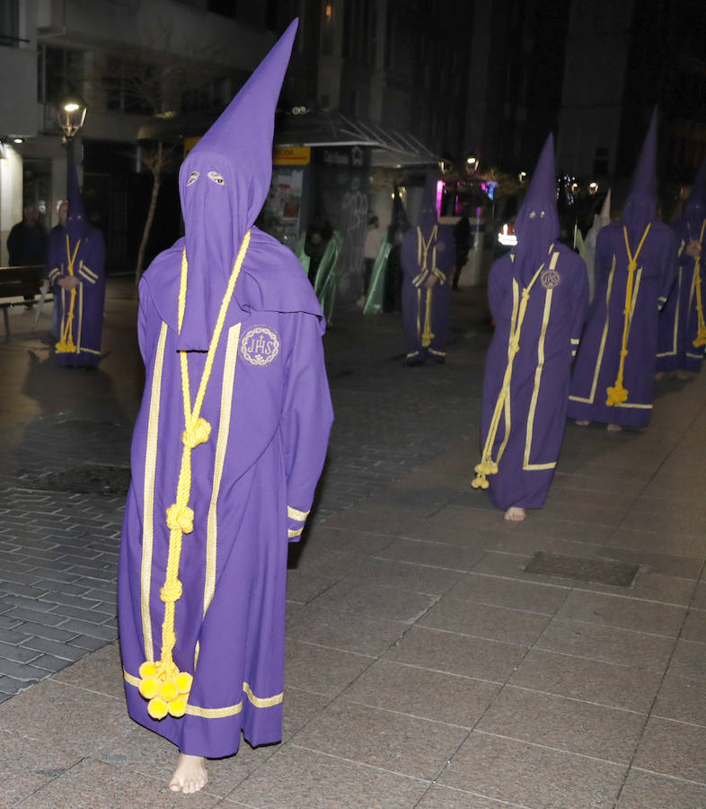 Procesión de la Quinta Angustia en Palencia