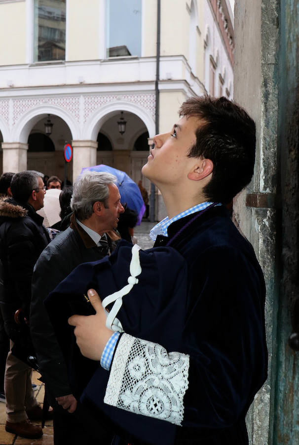 Algunas procesiones fueron suspendidas por las lluvias