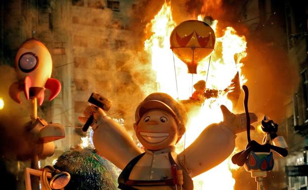 Las fallas de Valencia llegan este fin de semana a Salamanca