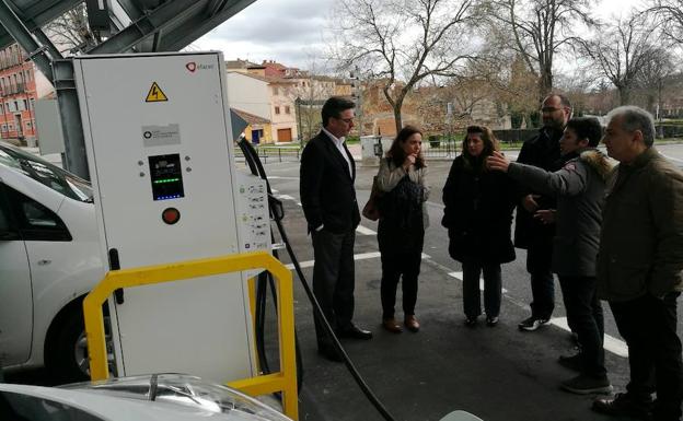 Getafe se interesa por la electrolinera del Real Sitio