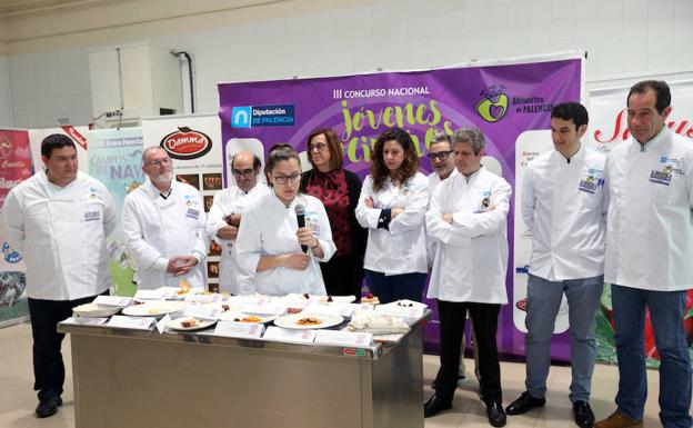 La vallisoletana Sheila García, ganadora del III Concurso Nacional de Jóvenes Cocineros en Palencia