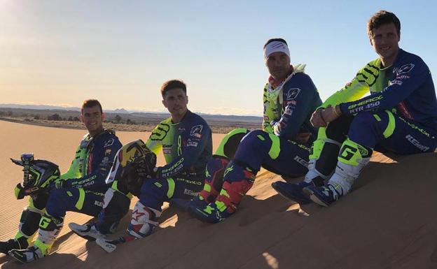 Santolino se mide a los grandes de los rallyes en su primera prueba del camino hacia Dakar