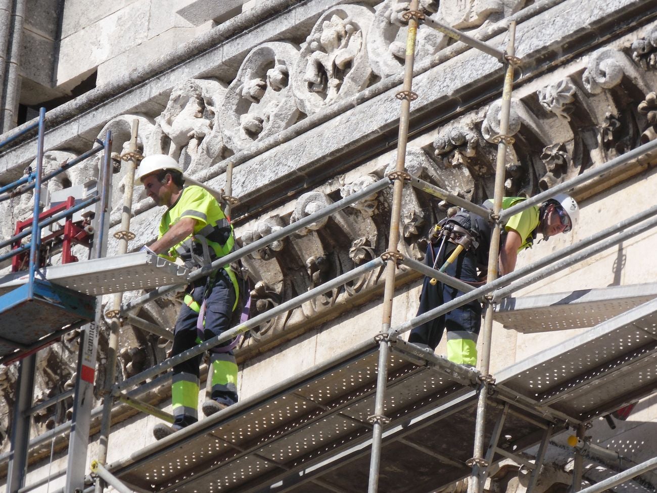 Andamios para la Catedral