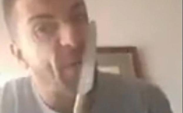 El palentino Durántez amenaza con un cuchillo a un equipo rival y el vídeo se viraliza