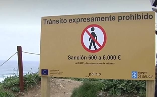 La Xunta prohíbe transitar por los acantilados de Las Catedrales tras el fallecimiento de la joven vallisoletana