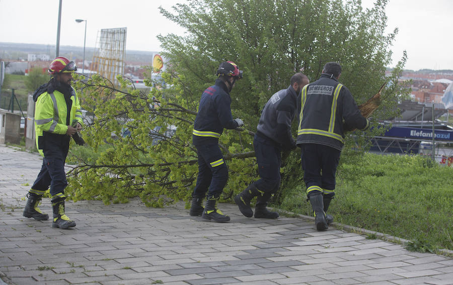 La tormenta causa inundaciones en Valladolid