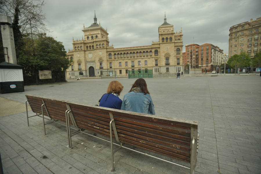 Bancos con vistas en Valladolid