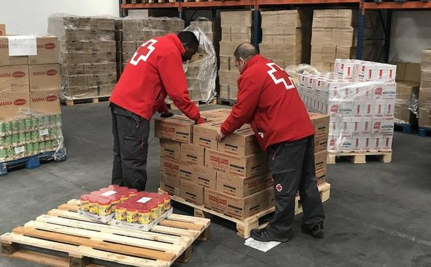 Cruz Roja finaliza la distribución de 188.797 kilos de alimentos en Valladolid