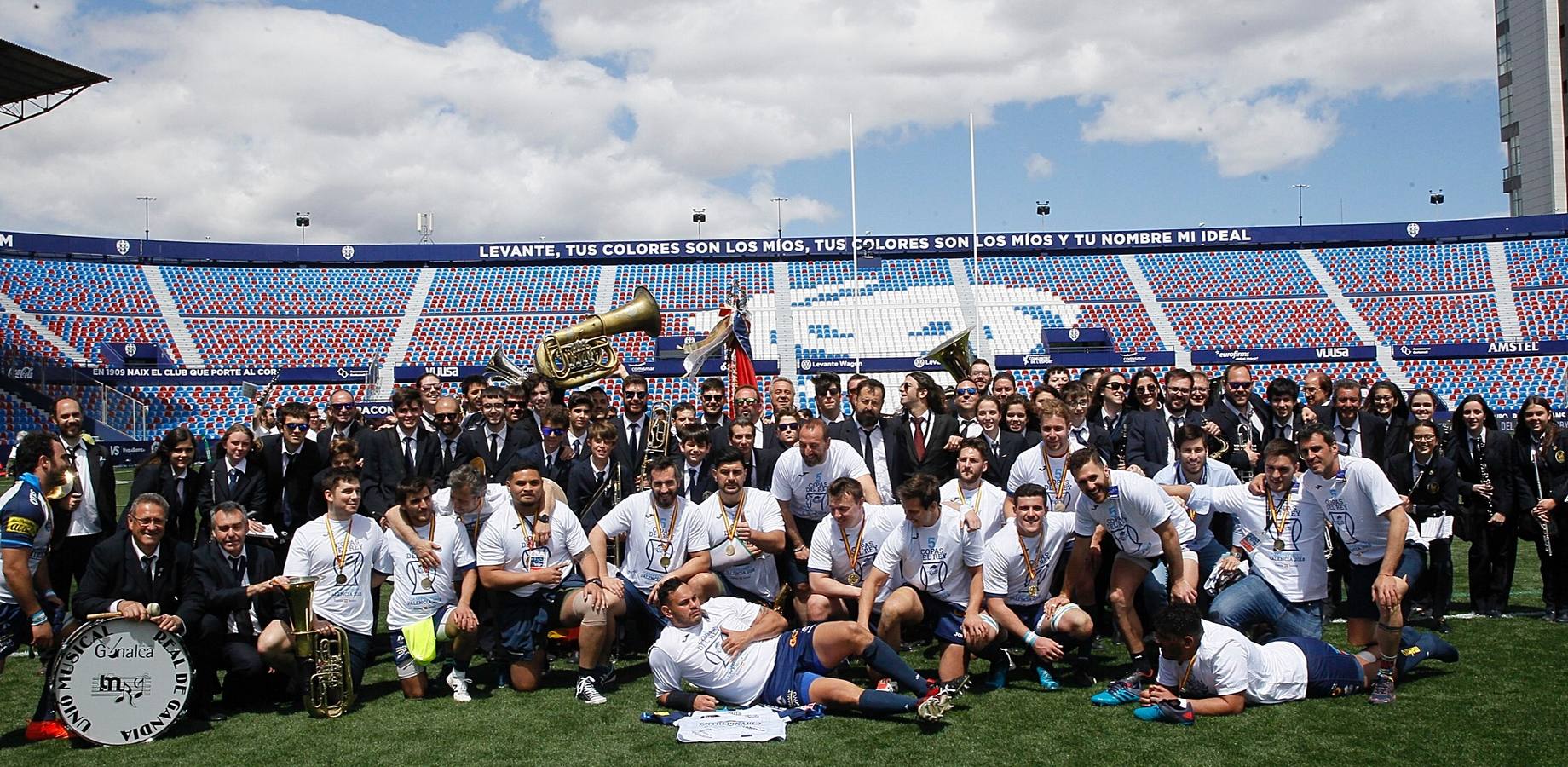 Victoria del VRAC Quesos Entrepinares en la final de la Copa del Rey de rugby frente al Silverstorm El Salvador