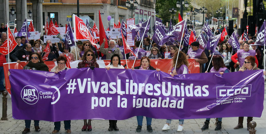 Manifestación del Primero de Mayo en Segovia