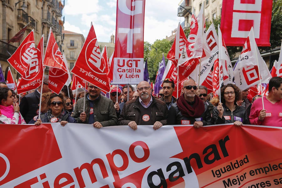 Manifestación del Primero de Mayo en Salamanca