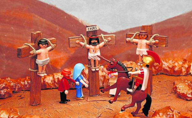 Palencia enseña la Biblia a través de los 'Playmobil'