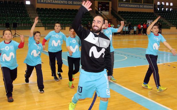 Con las estrellas y con Ricardinho
