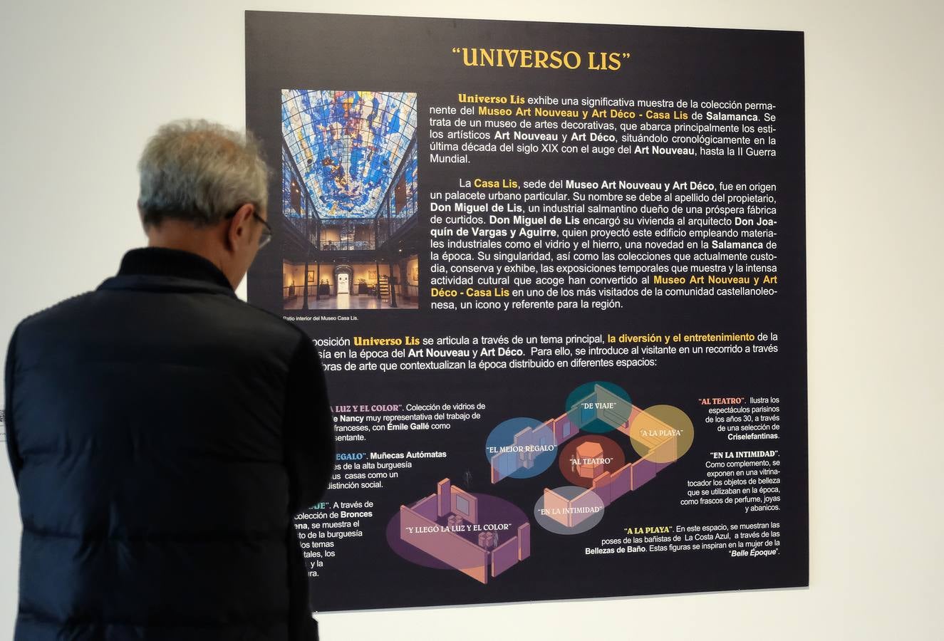 Exposición 'Universo Lis' en la sede de las Cortes