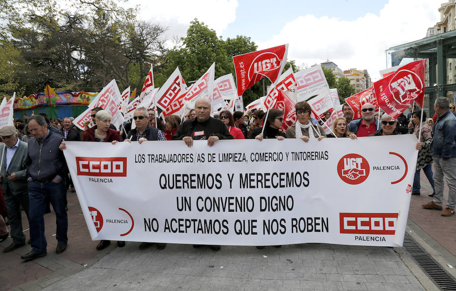 Huelga en el sector de las tintorerías de Palencia por el bloqueo en el convenio
