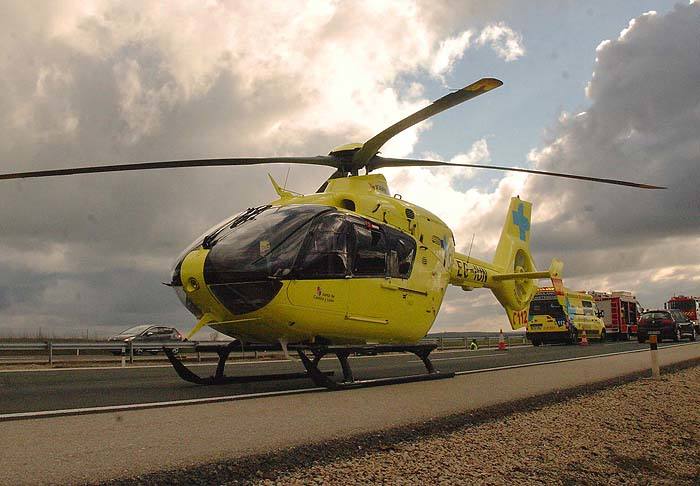 Dos muertos y dos heridos en un accidente en la A-6 a la altura de Espinosa de los Caballeros