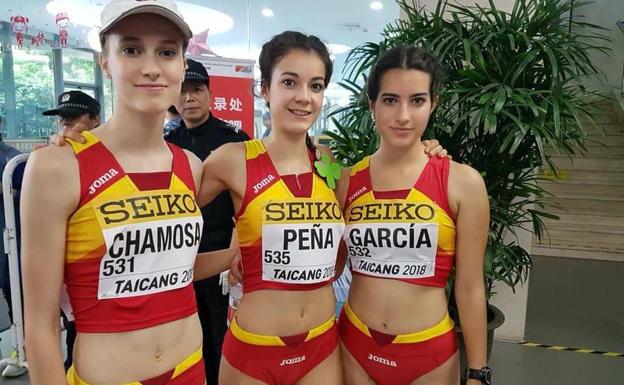 Antía Chamosa, mejor española júnior en el Mundial de Marcha