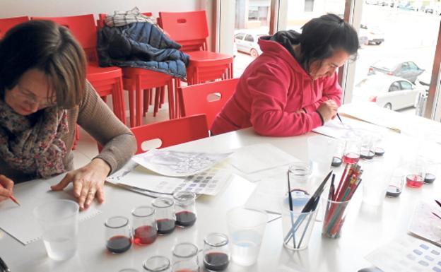 El vino como acuarela