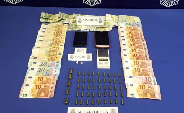 Desarticulan un punto de venta de heroína en la zona de Las Viudas