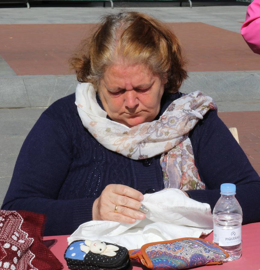 Encuentro de Bolillos en la Plaza Mayor de Valladolid
