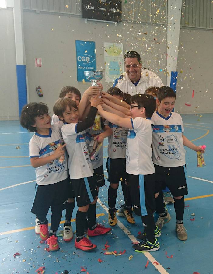 Emoción en la IV Copa Prebenjamín de futbol sala en Aldeatejada