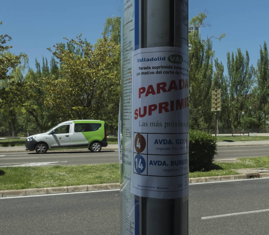 El Puente Mayor cierra al tráfico uno de sus carriles