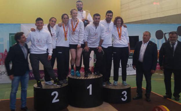 La Universidad de Salamanca gana el Campeonato de España Universitario de Halterofilia