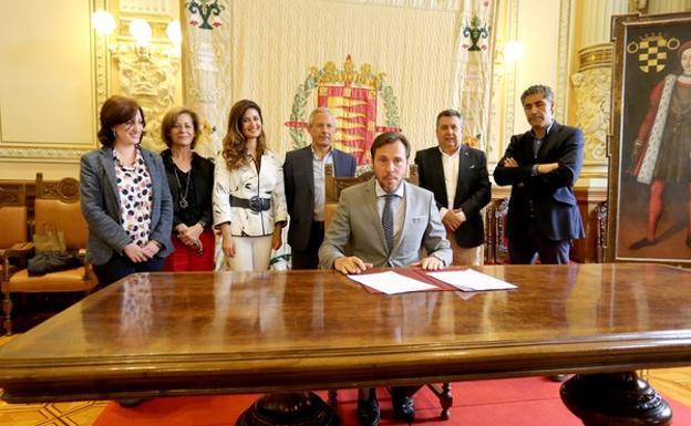 Valladolid, Arroyo, La Cistérniga, Laguna, Simancas y Zaratán firman el convenio de depuración tras tres años de trabajo