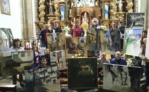 Alberto Fernández se alza con el primer premio del Certamen de Pintura Rápida