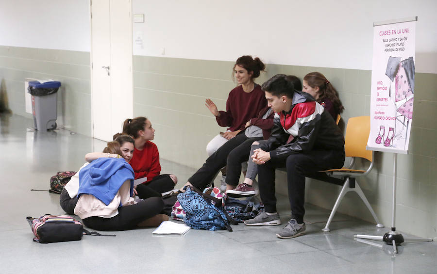 Estudiantes de Palencia se examinan de la selectividad