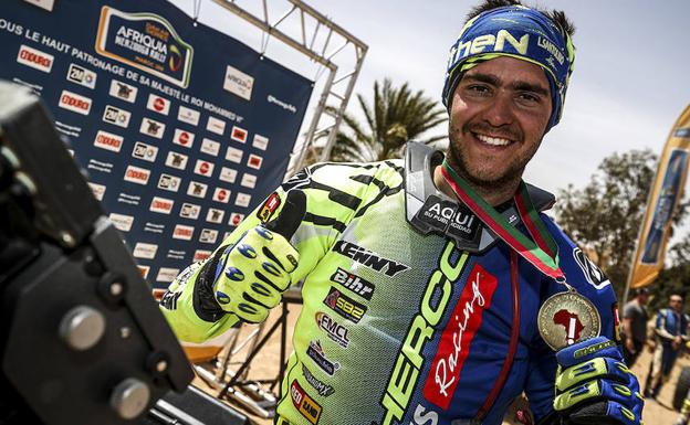 Lorenzo Santolino acude a la tercera prueba del Campeonato de Italia de MotoRally