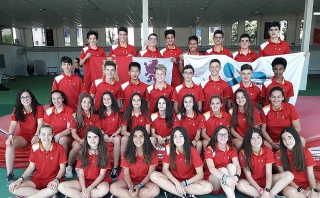 Siete cadetes salmantinos compiten con la selección regional en el Campeonato de España de Deporte en Edad