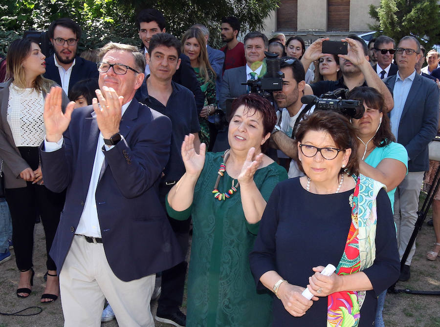 Inauguración de la glorieta Dionisio Duque