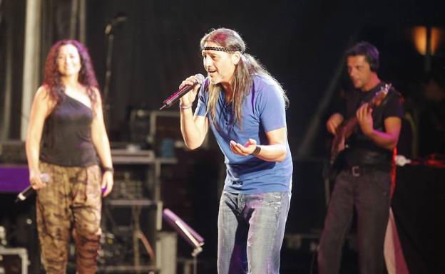 Camela, en las fiestas de los Novillos de Nava del Rey