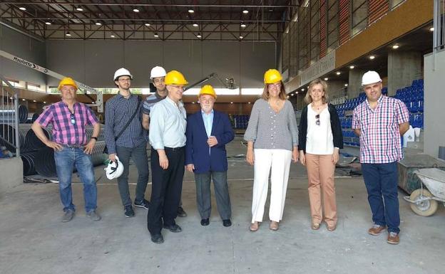 El pabellón de Deportes de Villamuriel se reabrirá en septiembre