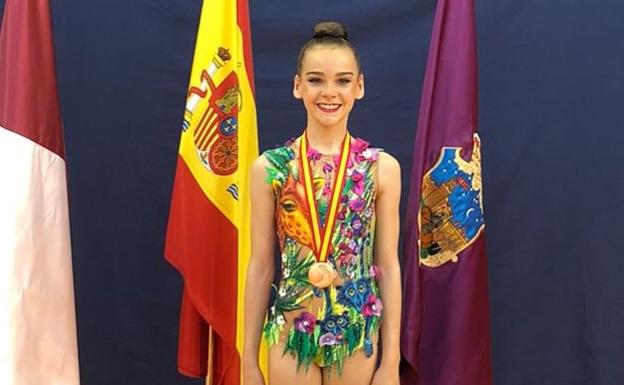 Bronce para Valeria Carballo en el Campeonato de España Absoluto Individual de rítmica
