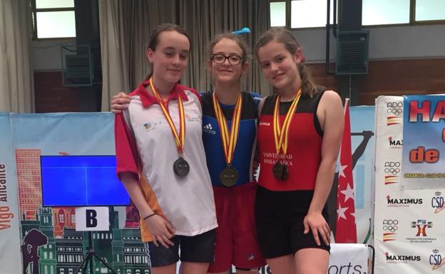 Ocho medallas para el Club Halterofilia Salamanca en el Campeonato de España Sub-15