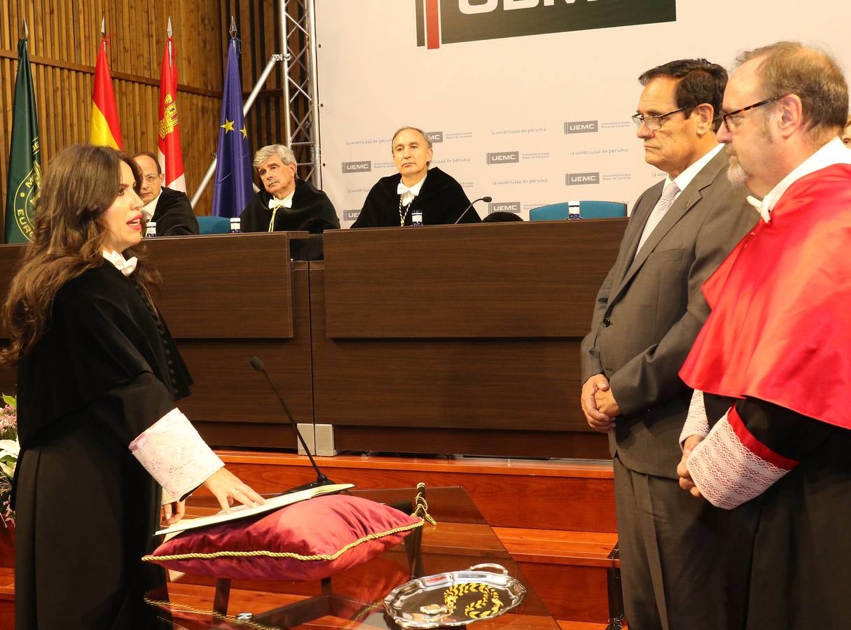 Acto de Toma de Posesión del segundo mandato de Imelda Rodríguez Escanciano como Rectora de la UEMC