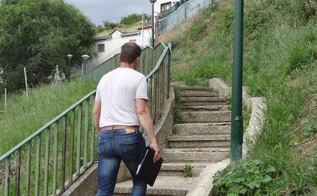 Las escaleras imposibles del barrio Girón de Valladolid