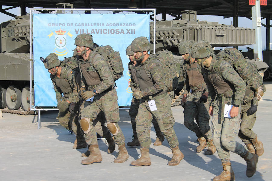 Carrera de combate en la Base Militar 'El Empecinado'