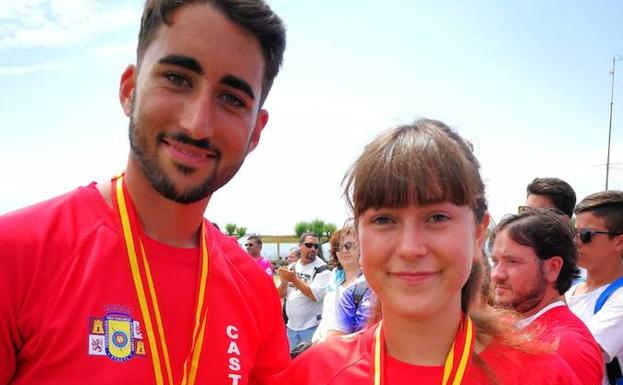 Alba Garrote logra el campeonato de España de Tiro con Arco 'equipos mixtos'
