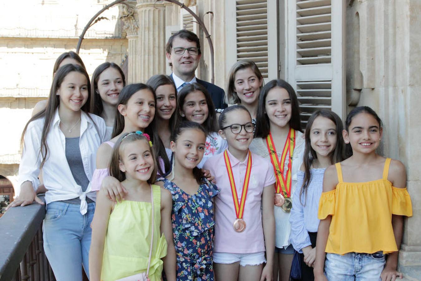 El Club Rítmica Salamanca en el Ayuntamiento