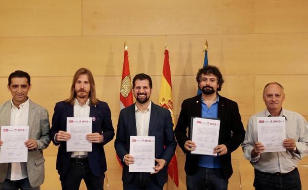 Pacto sindical y político de izquierda para reformar los impuestos en Castilla y León