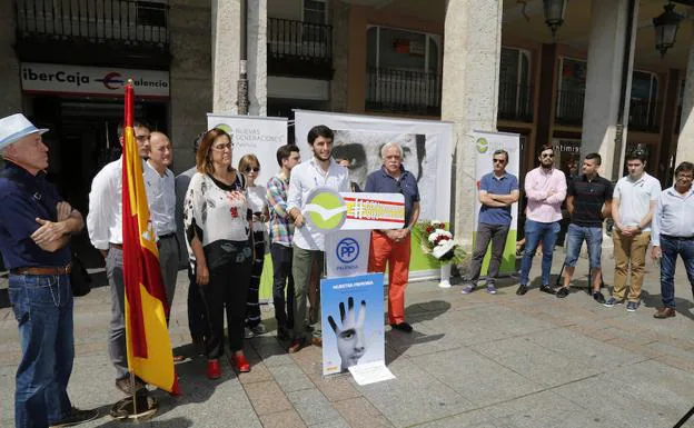 Nuevas Generaciones del PP de Palencia homenajean a Miguel Ángel Blanco