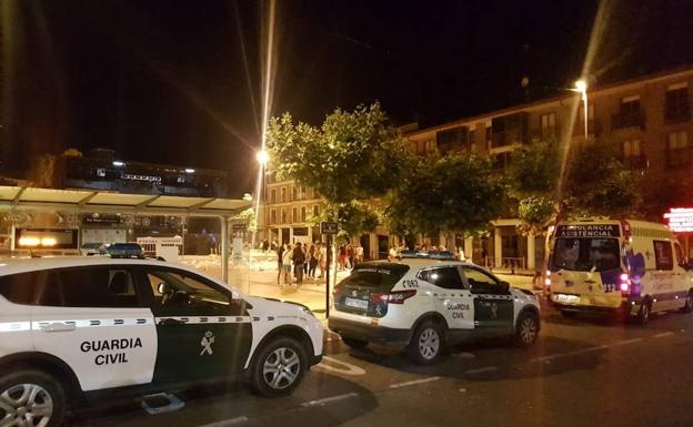 Apuñalan a tres jóvenes durante una reyerta en las fiestas de La Cistérniga