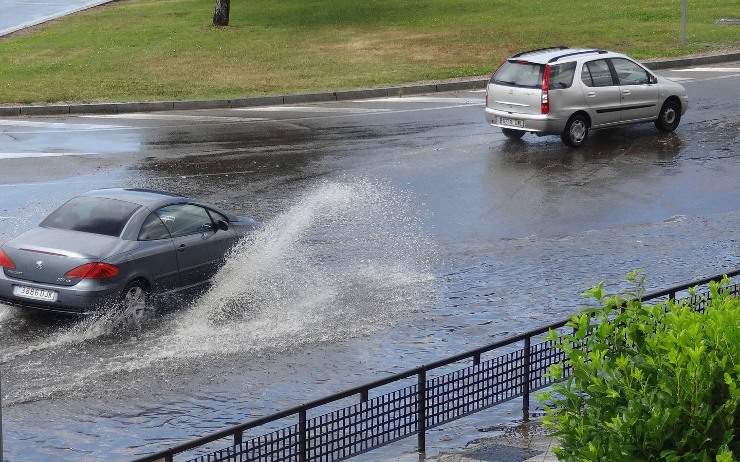 Una tormenta inesperada sorprende a los vallisoletanos
