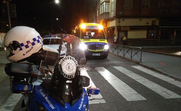 Una niña de cinco años, herida leve por el atropello de una moto en Valladolid